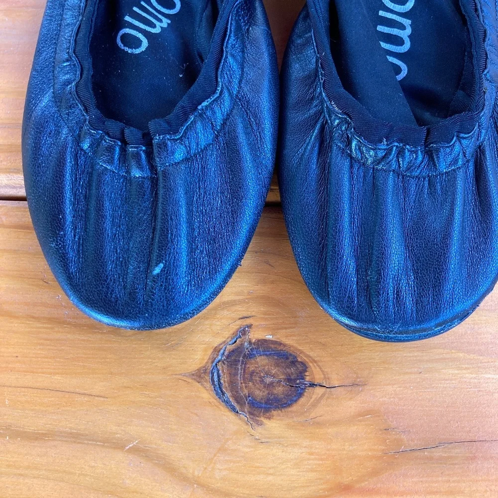 Corso Como Black Leather Ballasox, Possible Size 8-9, Foldable